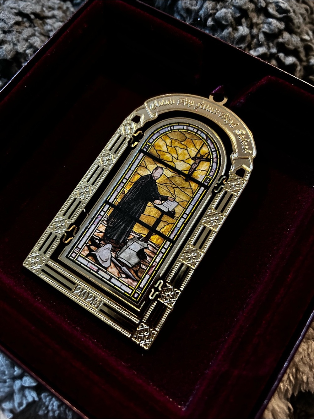Cristo Rey Jesuit High School 2025 Christmas Ornament St. Ignatius of Loyola